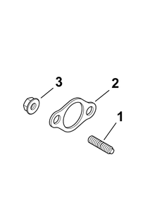 Kohler Efi Engine Exhaust Diagram and Parts List for 46G 4X4-EFI-1I019G-Before-37AMD710 Cub Cadet Lawn Tractor Accessories